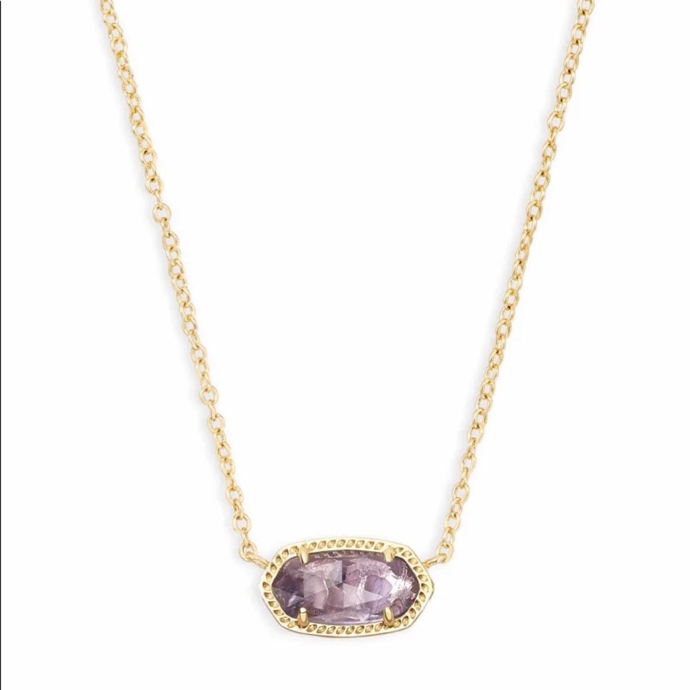 Purple kendra scott necklace